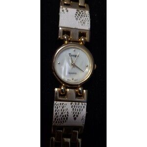 Vintage Tango Quartz Japan Mozt Watch Mother Of Pearl Face